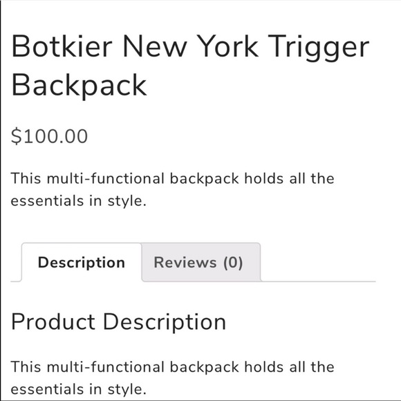 Botkier mini backpack! NWT - Picture 7 of 7